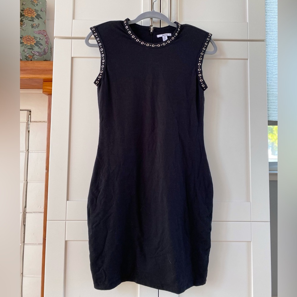 Bar III Silver Grommet Accent Dress